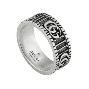 MUST IT_ 반지 더블G 마몽 링 빈티지 실버 551899 J8400 0811