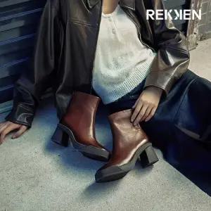 [최초가189 000원] 24FW 램스킨 플랫폼 부츠