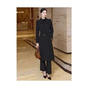 여친 오피스룩 코트 작업복 트렌치코트 중기장 봄가을 1PICK3