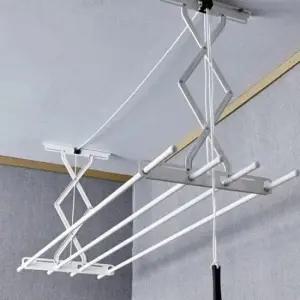 천정건조대 베란다용 접이식 실내 빨래건조대 천장 설치형 다용도 행거