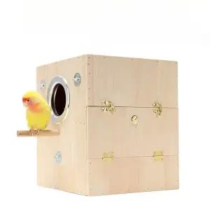 앵무새 산란통 15x15x22 F-7 서랍 좌측 놀이터