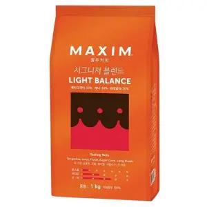 맥심 L2K5A8A0 시그니처 블렌드 라이트밸런스 1kg 동서식품