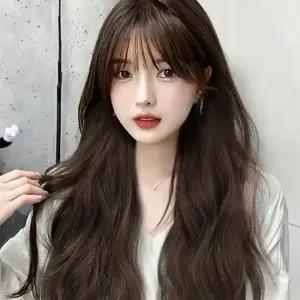 언니네 가발 루즈 웨이브 긴머리 통가발 브라운