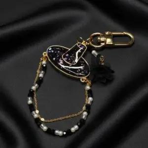 전통 열쇠고리 갓 키링 레진