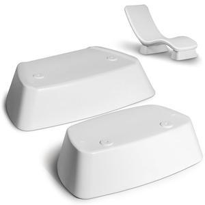 eAj 고스포츠 코스트 모던 인 풀 라운지 의자 - 방수 및 무게 체이스 라운지 - 파티오 또는 바하 선반용 야외 수영장 가구