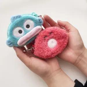 산리오 한교동 사유리 미니 인형 키링 파우치 세트 2p 에어팟 립밤 립스틱 캐릭터 한교돈 백팩 가방 고리