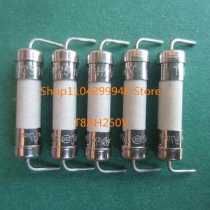 T8Ah250V 5X20Mm 8A 250V 느린 용융 세라믹 퓨즈 8 Anpei 볼트 0.2X 0.78인치 튜브 지연 퓨즈(10개)