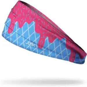 JUNK 브랜드 빅뱅 라이트 헤드밴드 - 수분 흡수 퍼포먼스 패브릭 미끄럼 방지 남녀용 스포츠 스웨트밴드 원