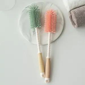 국산 실리콘 플래티넘 젖병솔 텀블러 주방 컵세척솔