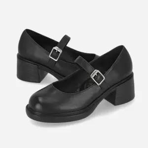 엘칸토 HC09 여성 청키 메리제인 펌프스 (블랙) LCWD45U613-4