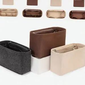 이너백 수납 핸드백 정리용 화장품 가방 파우치 펠트 백인백