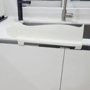 실리콘 싱크대 물막이 설겆이 파티션 물튀김방지 가림막 워터펜스 M50348