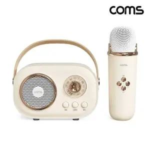 COMS 휴대용 무선 블루투스 5.0 노래방 마이크 앰프