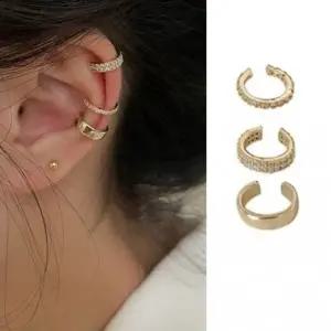 링큐빅 3종세트 귀찌 데일리 귀걸이 피어싱 알레르기 방지 개별박스 포장