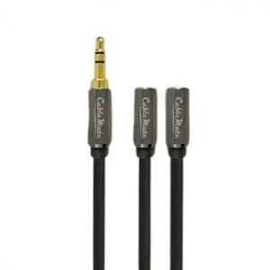 3.5mm Y형 스테레오 AUX 연장 케이블 29cm