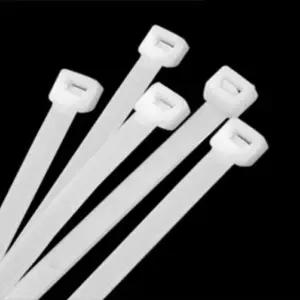 300mm 흰색 케이블 타이 특대형 50개 홀더