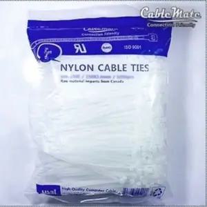 300mm 흰색 케이블 타이 특대형 500개