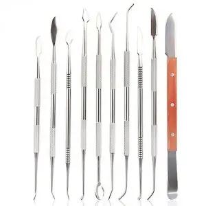 도자기도구 10종 세트 모델링 조각용 공방용품 DIY