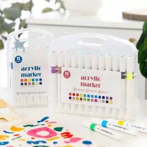 미술 드로잉 색연필 12색 학생용 아크릴 마카 예술용품