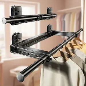 슬림형 빨래 건조대 공간 절약형 빨판식 세탁물 흡착식 고정형