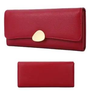 20대지갑 캐주얼 지갑 유행 명함 카드 빨간 장지갑