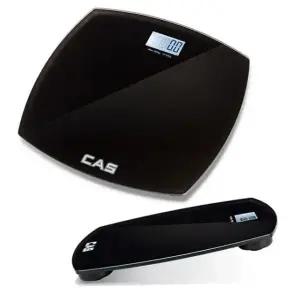 카스HE68 디지털 다크블랙 강화유리 체중계 180kg