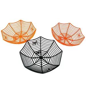 할로윈 거미줄 사탕 바구니 파티용품 소품 장식 데코