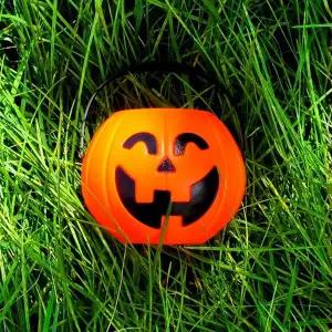 할로윈 호박 바구니 중 오렌지 파티용품 캔디 펌킨