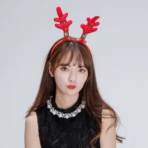 큐티 루돌프 머리띠 크리스마스 파티 성탄절 선물 촬영 소품