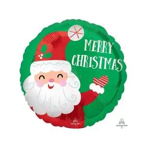크리스마스은박풍선(45cm)스마일리산타