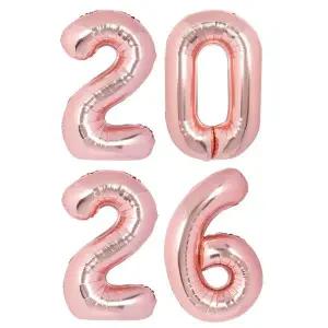 숫자은박풍선(대)로즈골드2026패키지