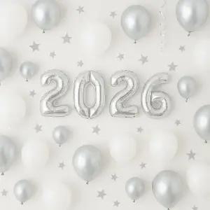 숫자은박풍선(소)실버2026패키지