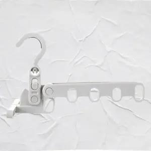 건조대 2단 접이식 수건 양말 거치대 여행용 실내용