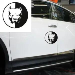 불독스티커 자동 스타일링 핏불 개 불독 랩핑 데칼