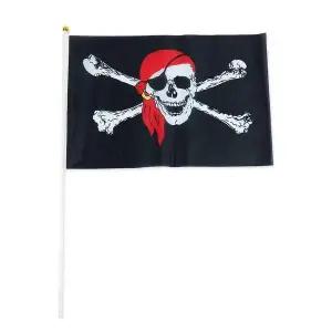 해적 깃발 장식 소품 파티 해골 해적깃발 배너 할로윈