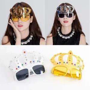 왕관 안경 파티 소품 썬글라스 생일 기념일 할로윈