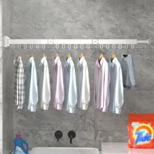 이불건조대 3단 폴딩 벽걸이 빨래건조대 화이트