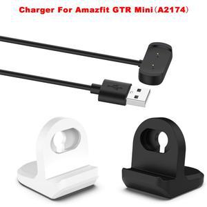 Amazfit GTR 미니 스탠드 어댑터용 도크 충전기 USB 케이블 홀더 GTS 4 3 2 pro 2e Bip U