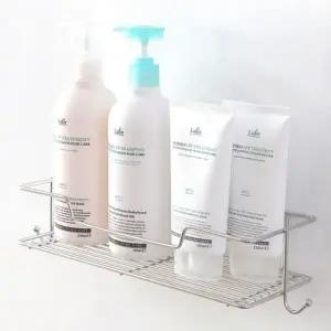 (상품선택 접착식 일자선반)접착식 일자선반세면대 욕실선반 화장실 정리대 벽