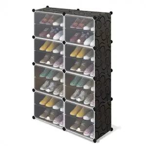 ( )큐브 신발장 조립식 현관 신발정리대 보관함 2열8단