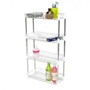 ( )스텐와이어 샴푸린스 스탠드 욕실정리 수납선반 4단