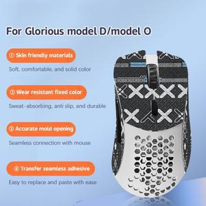 [호환품]마우스 그립 테이프 스티커 영광스러운 모델 D O 게임용 미끄럼 방지 게이머 액세서리 용 땀