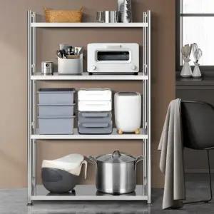 (상품선택 올스텐선반 750 4단)올스텐선반 750 4단 주방 부엌수납장 수납 정리 선반장 틈새가구