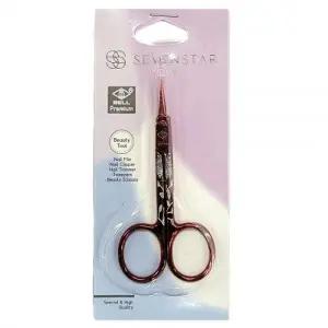 ( )눈썹정리 잔털제거 큐티클 편한 그립감 미용가위 레드