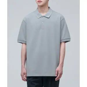 무신사스탠다드 릴렉스 핏 피케 폴로 셔츠 라이트 그레이 1715449