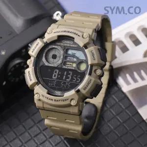 카시오 WS-1500H-5B 피싱모드 아웃도어 디지털 스포츠 남자 우레탄 시계 d3