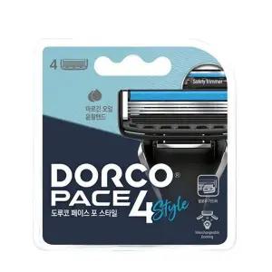 [하프클럽/오티마트]도루코 면도날 페이스4 스타일 면도기날 4중 4개입