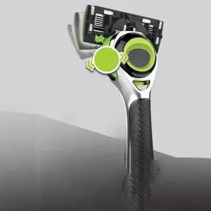 [하프클럽/오티마트]도루코 면도기 밀착 7중날 남성 면도기 3D 모션