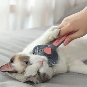 고양이빗 머리 동물 바늘 빗 헤어 클리너 청소 미용
