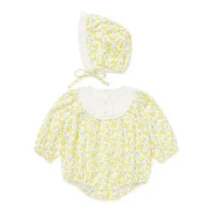 [블루독베이비](하남점)YE) 로맨틱 플라워 바디수트(46113-604-03)